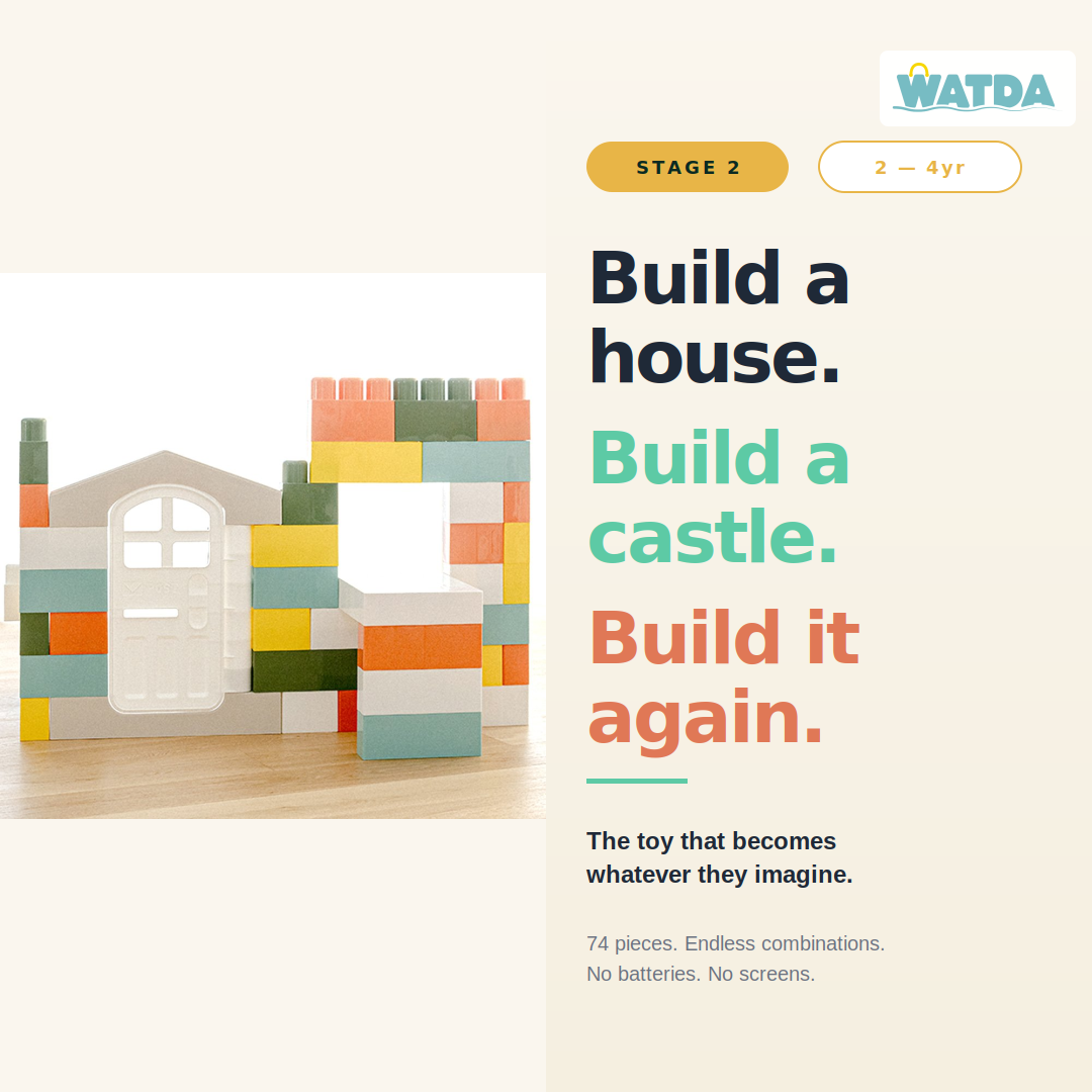 Macaron Big Block — Premium Korean Building Blocks (74 pcs) · BACK IN STOCK